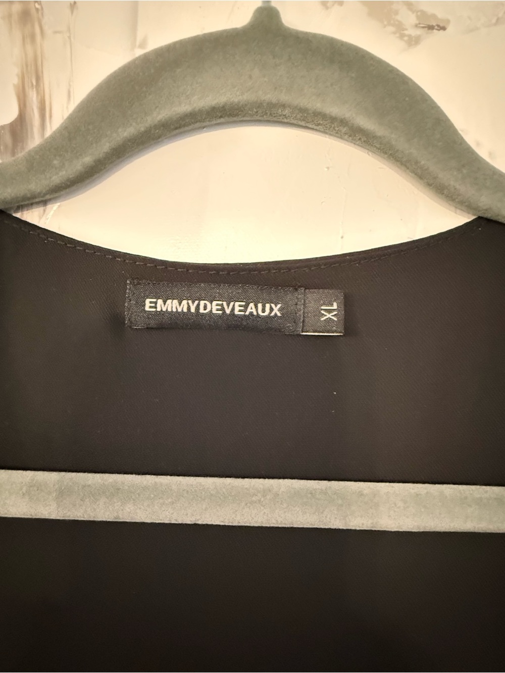 Deveaux Black Long Open Cardigan - Picture 2 of 2